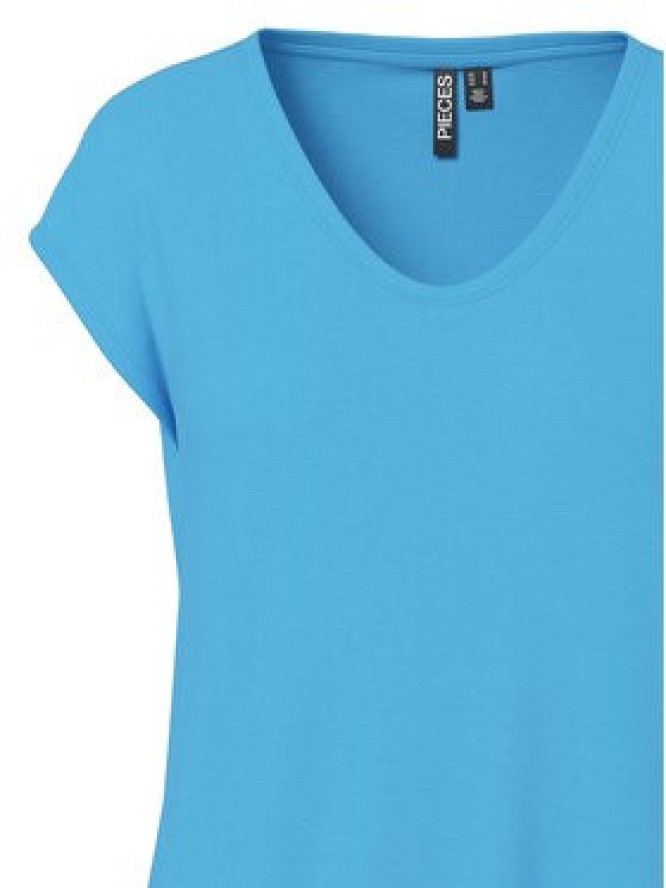Pieces T-Shirt Billo 17078732 Niebieski Loose Fit