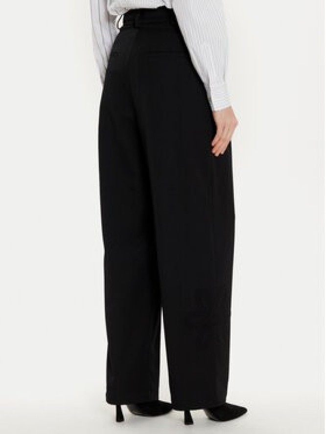 Desigual Spodnie materiałowe Rin 24WWPW20 Czarny Loose Fit