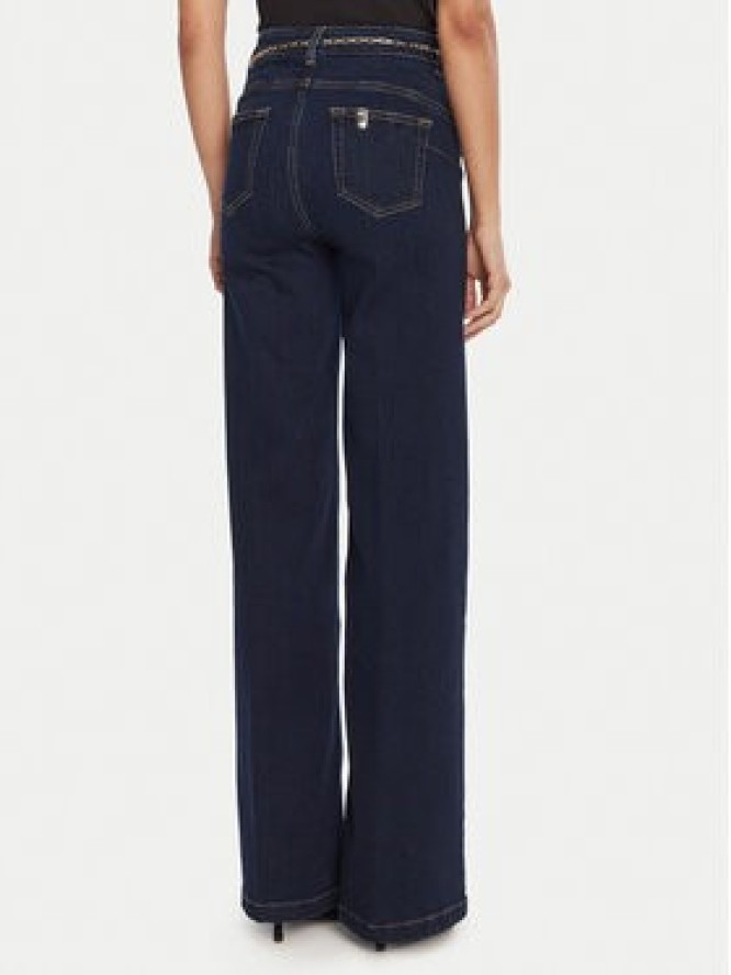 Liu Jo Jeansy UF5097 DS018 Granatowy Flare Fit