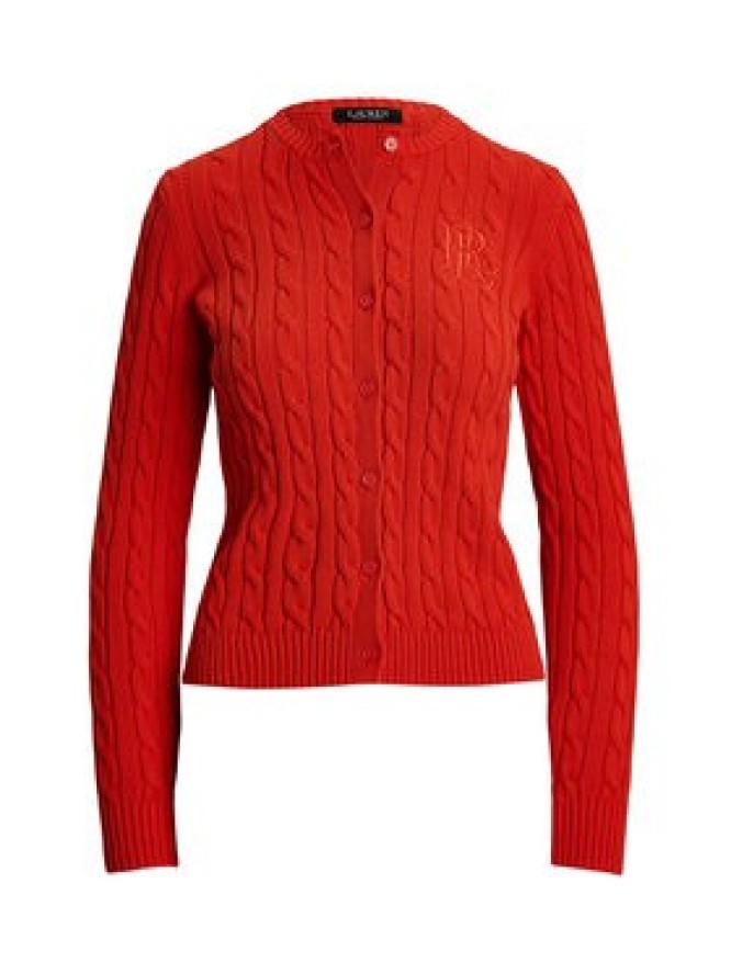 LAUREN RALPH LAUREN Kardigan 200932225010 Czerwony Slim Fit