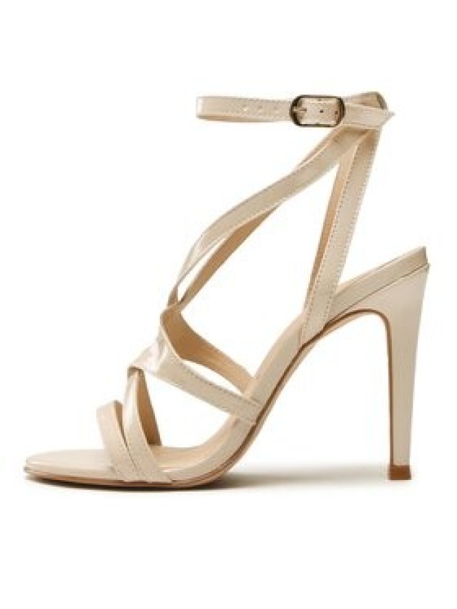 Eva Minge Sandały EM-67-13-001623 Beżowy