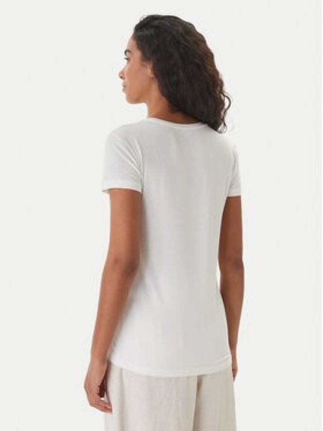 Emporio Armani T-Shirt EW000408 AF19024 U1131 Biały Regular Fit