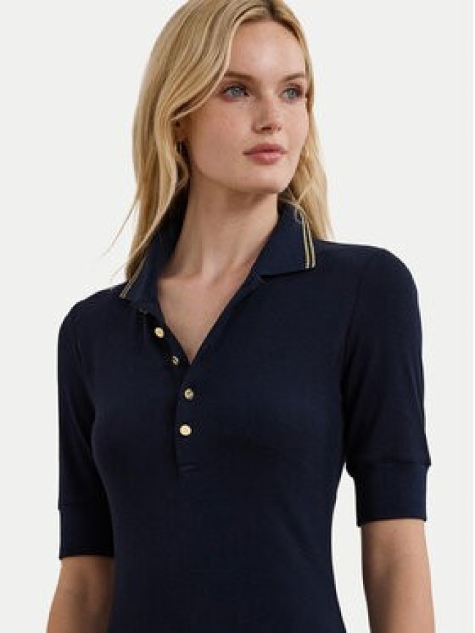LAUREN RALPH LAUREN Sukienka codzienna 200957638001 Granatowy Slim Fit