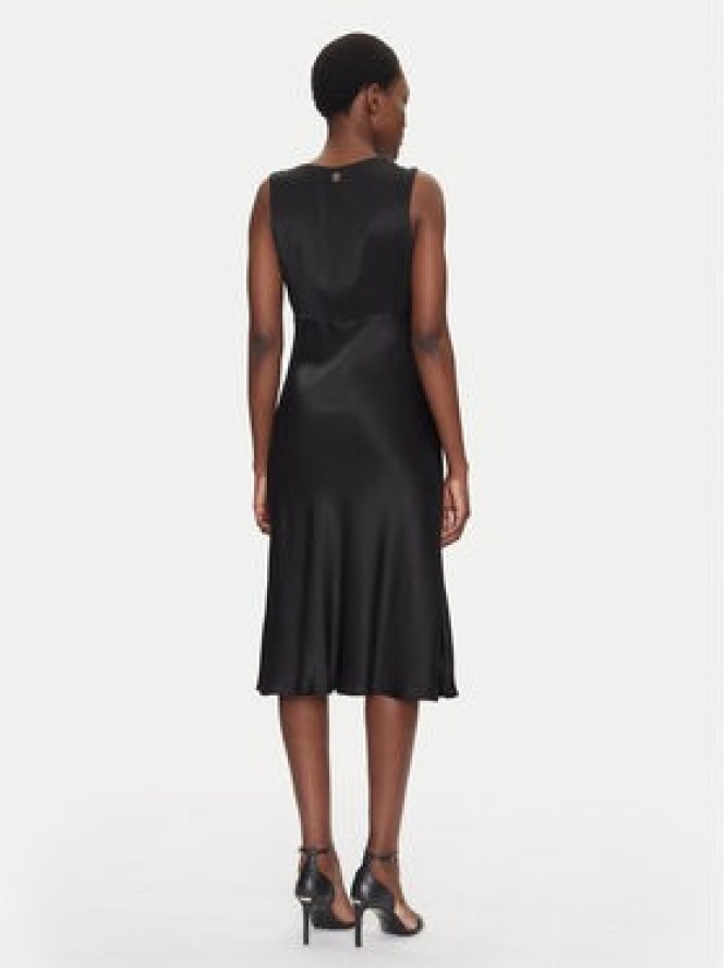 Fracomina Sukienka koktajlowa FS25SD2004W73201 Czarny Slim Fit