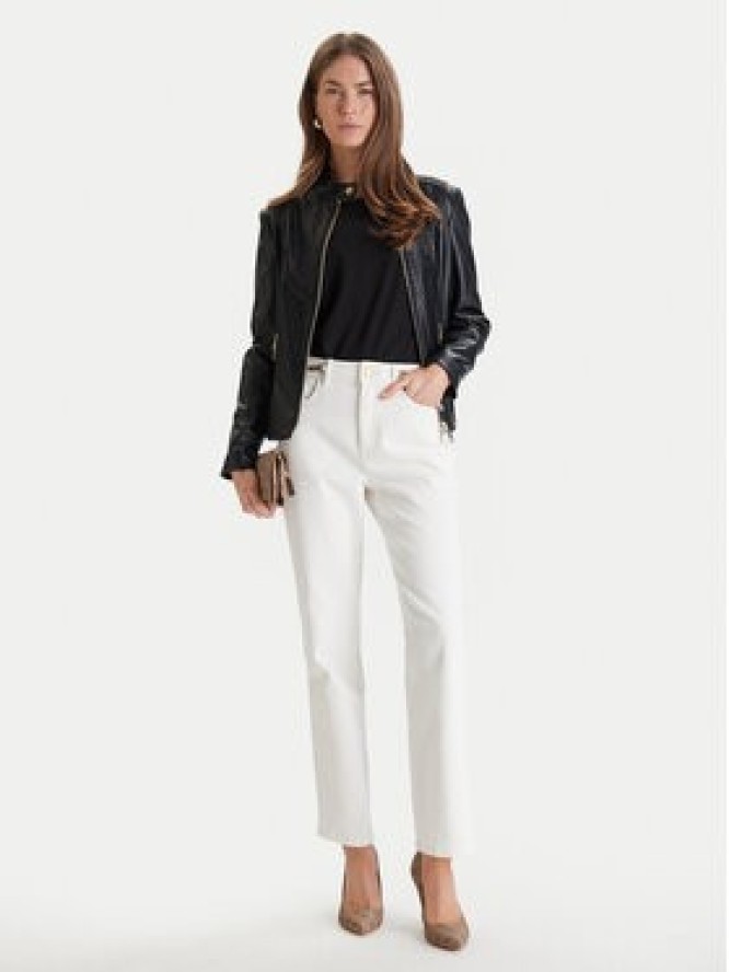 Guess Kurtka z imitacji skóry W6RL52 WL850 Czarny Regular Fit