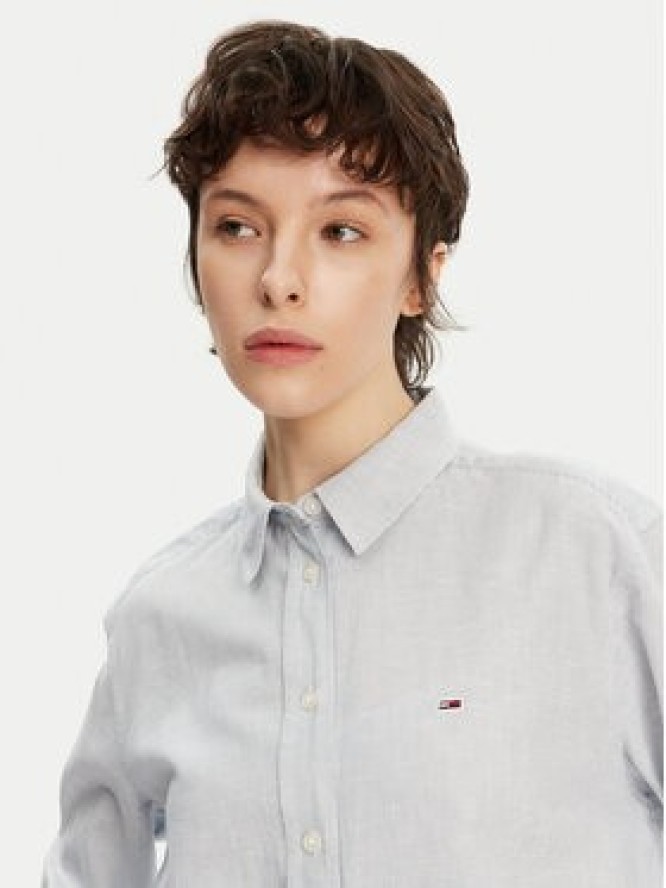 Tommy Jeans Koszula DW0DW20292 Niebieski Relaxed Fit