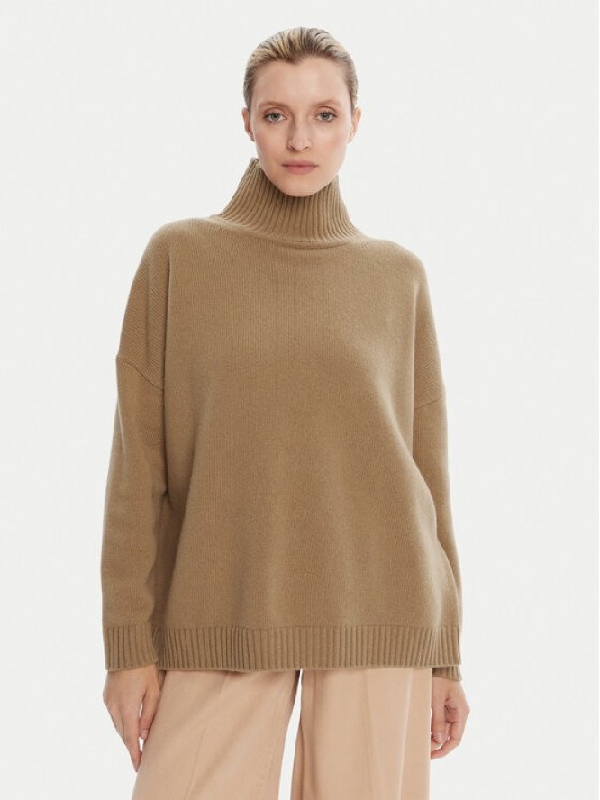 Weekend Max Mara Golf Borgia 2525366112 Beżowy Relaxed Fit