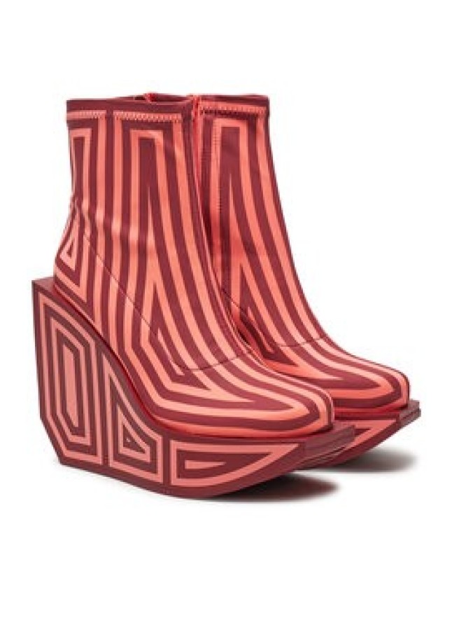United Nude Botki Wa Bootie Hi 1087983182 Czerwony