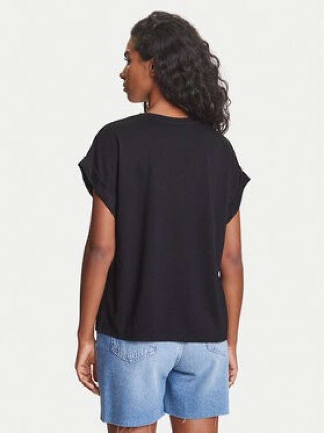 Emporio Armani T-Shirt EW000616 AF12187 UC001 Czarny Loose Fit