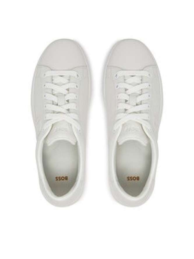 BOSS Tenisówki Morrie_Slon_rnmono 50541649 Biały