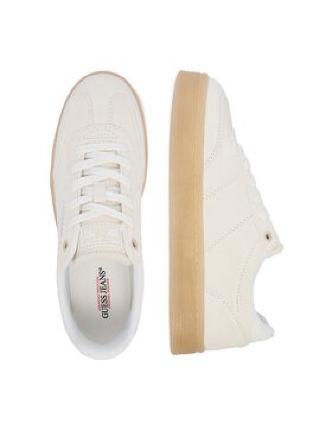 Guess Jeans Sneakersy CWBEO-V12-1219-25WC1051 Kremowy