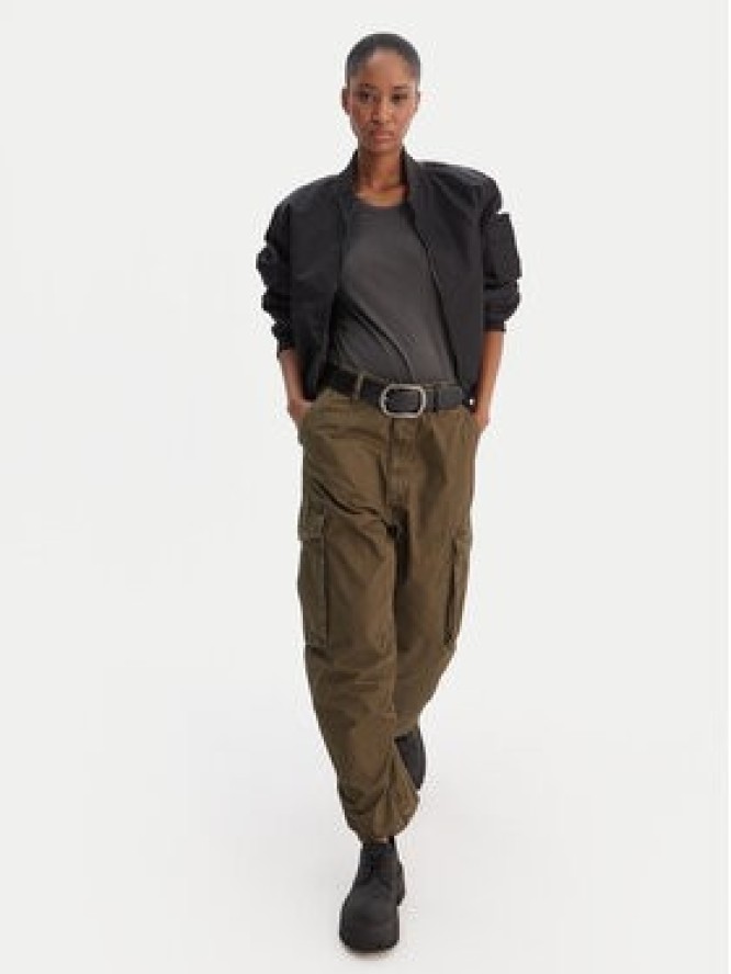 G-Star Raw Spodnie materiałowe D28756-D388 Zielony Boyfriend Fit