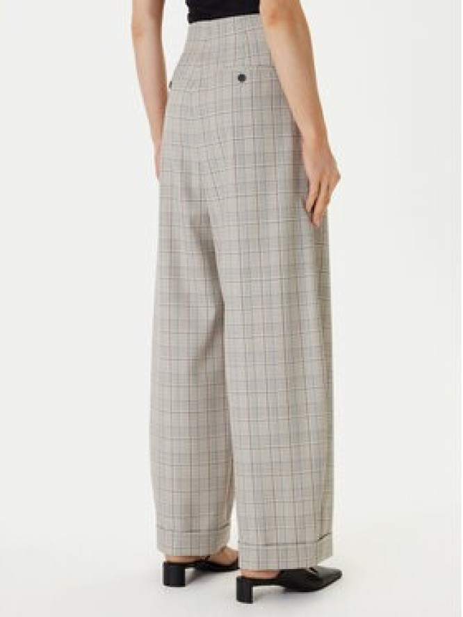 BOSS Spodnie materiałowe Telda1 50553949 Beżowy Oversize