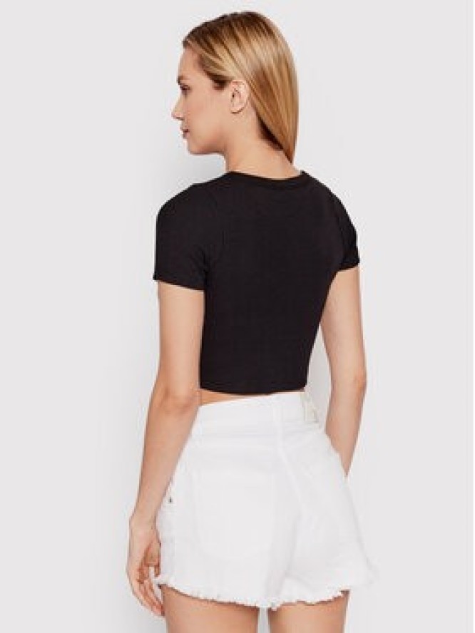 JJXX T-Shirt Florie 12217164 Czarny Slim Fit