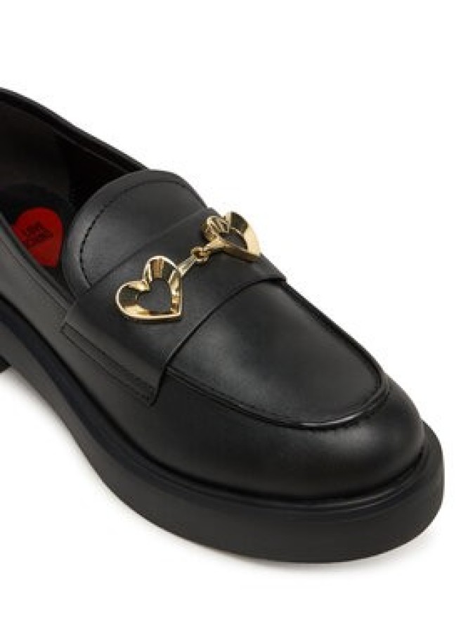 LOVE MOSCHINO Loafersy JA10094G1NIA000038 Czarny
