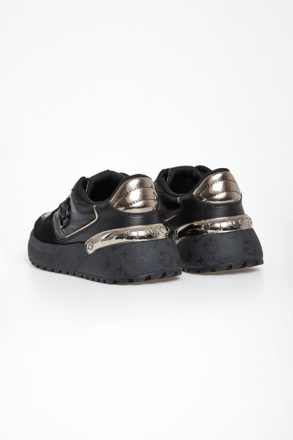 Sneakersy damskie skórzane Gem 07 PINKO