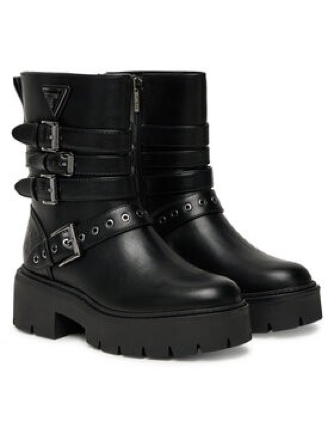 Guess Botki FLTSVO FAL10 Czarny