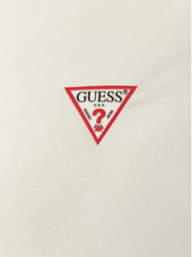 Guess T-Shirt W2YI44 J1314 Żółty Slim Fit