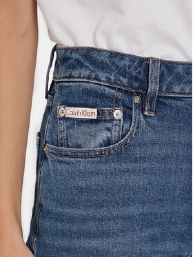 Calvin Klein Jeans Jeansy LV047D743G Niebieski Straight Fit