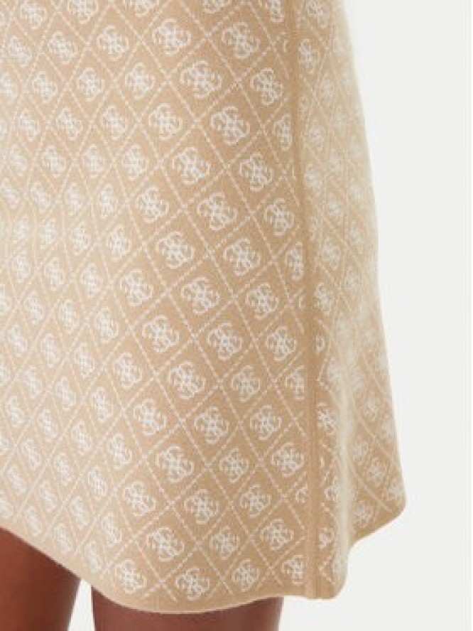 Guess Spódnica ołówkowa W5BD81 Z3JD2 Beżowy Slim Fit