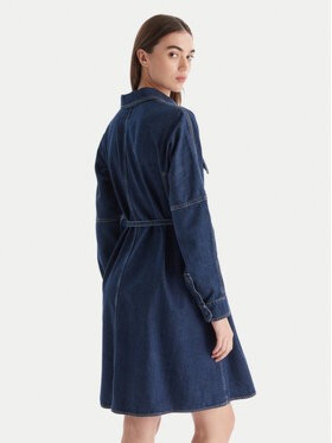 Weekend Max Mara Sukienka jeansowa Balenio 2525226081 Granatowy Regular Fit