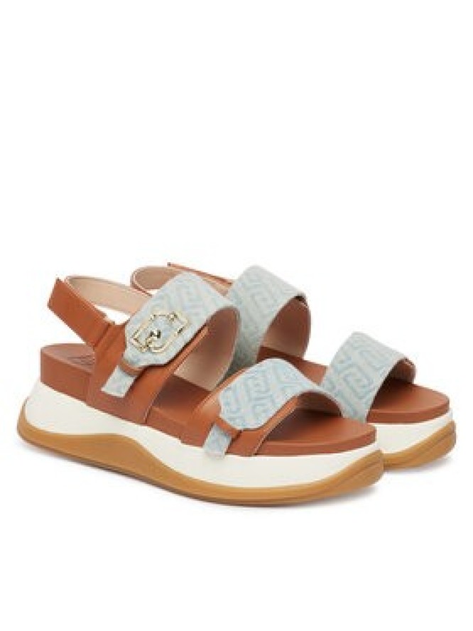 Liu Jo Sandały Fiona 02 BA6087 EX350 Błękitny