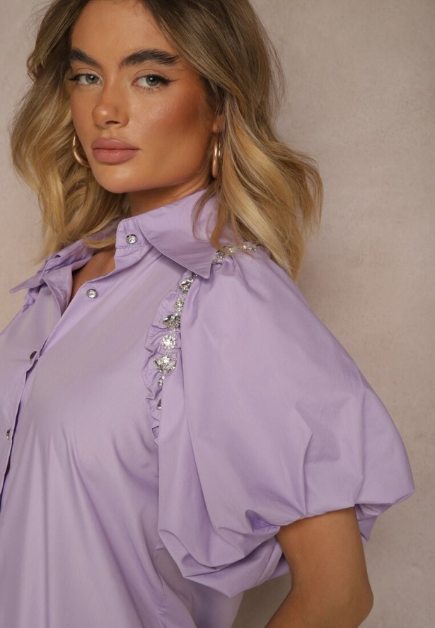 Fioletowa Koszula Klymamene