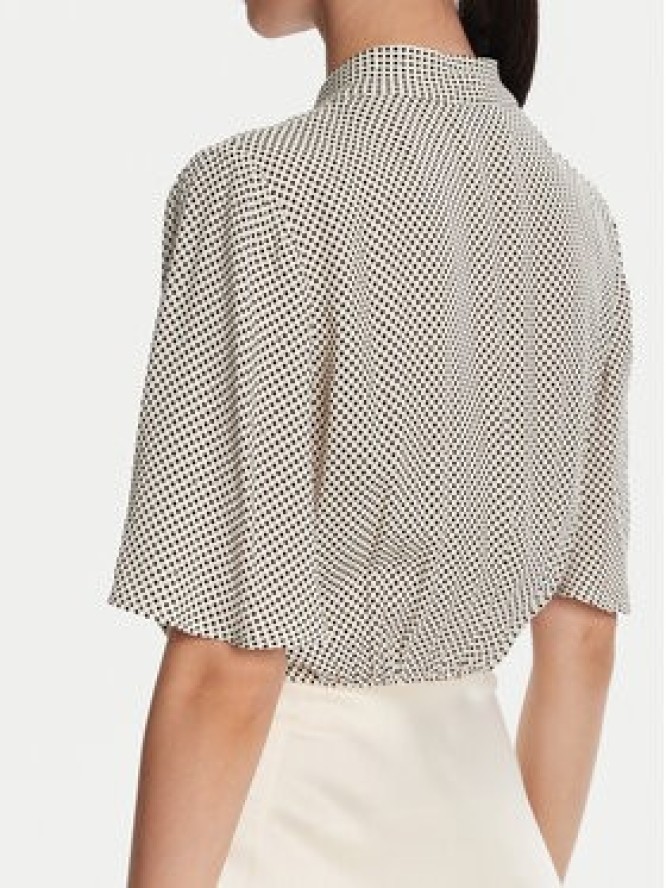 Elisabetta Franchi Sukienka koktajlowa AB85752E2 E84 Beżowy Regular Fit