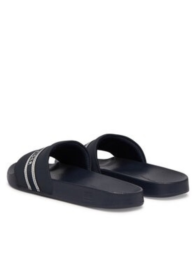 Tommy Hilfiger Klapki Logo Tape Webbing FW0FW09359 Granatowy