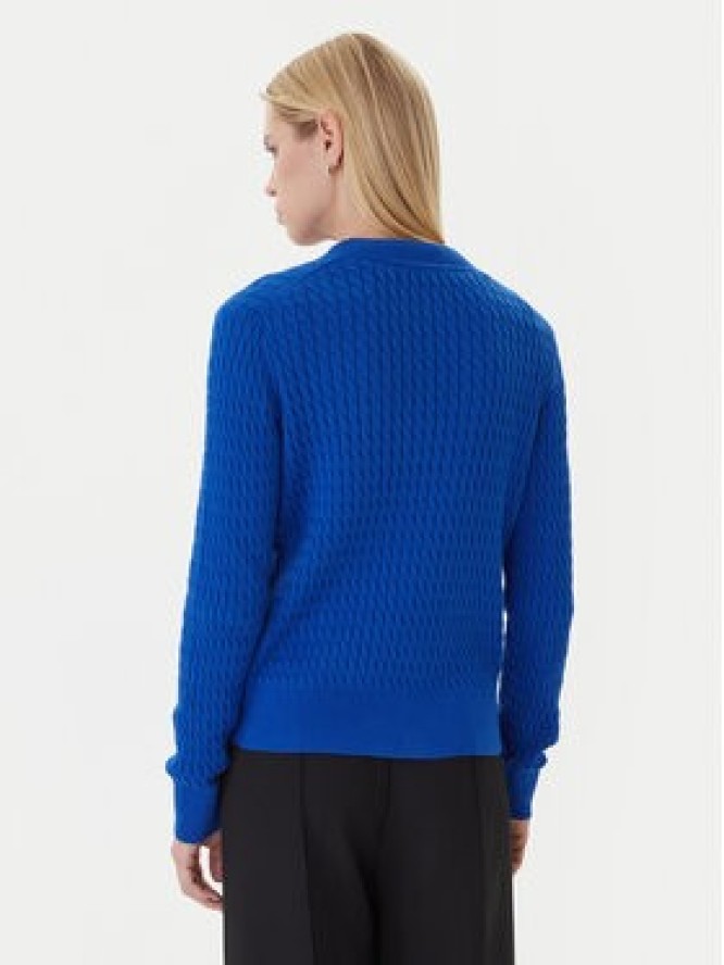Tommy Hilfiger Sweter Fine WW0WW44993 Niebieski Regular Fit