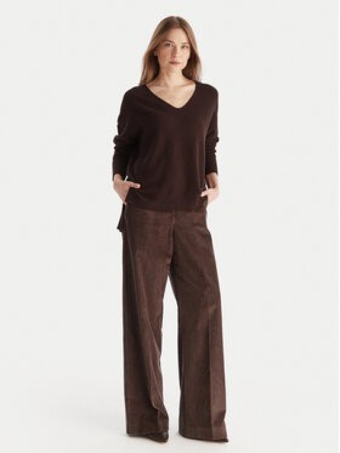 Kontatto Sweter 3M0842C Bordowy Relaxed Fit