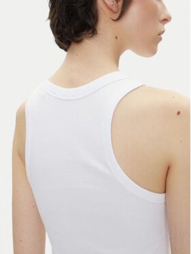 Pepe Jeans Top Marian PL506035 Biały Slim Fit