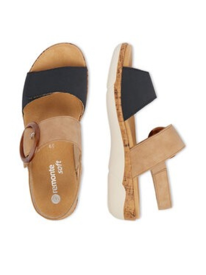 Remonte Sandały CEO-R6853-60 Beżowy