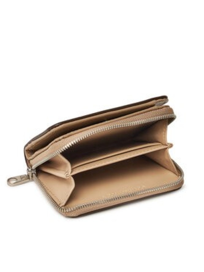 Calvin Klein Jeans Portfel Sculpted Med Zip Around Wallet LV04K1004G Beżowy