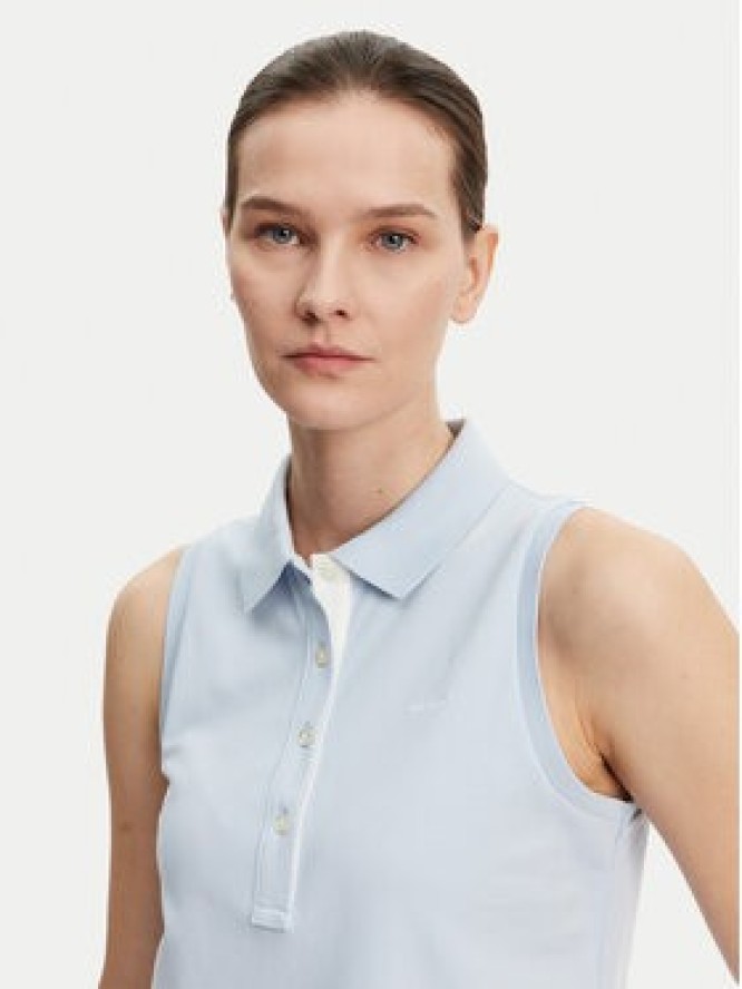 Gant Polo 4200560 Niebieski Regular Fit