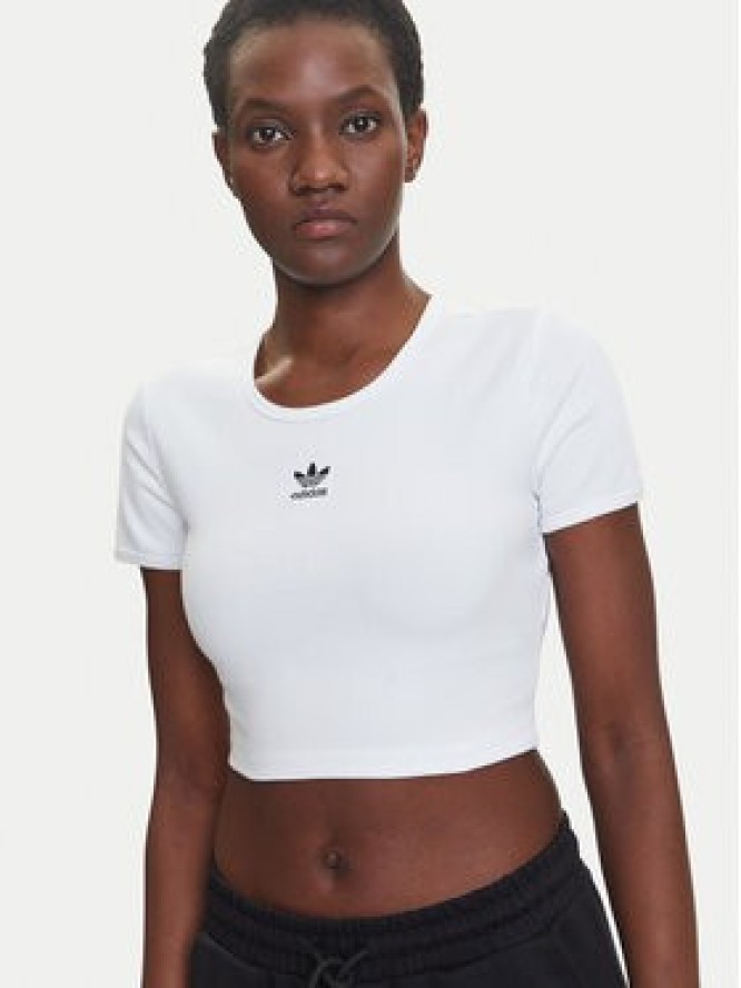 adidas T-Shirt Essentials JC9026 Biały Slim Fit