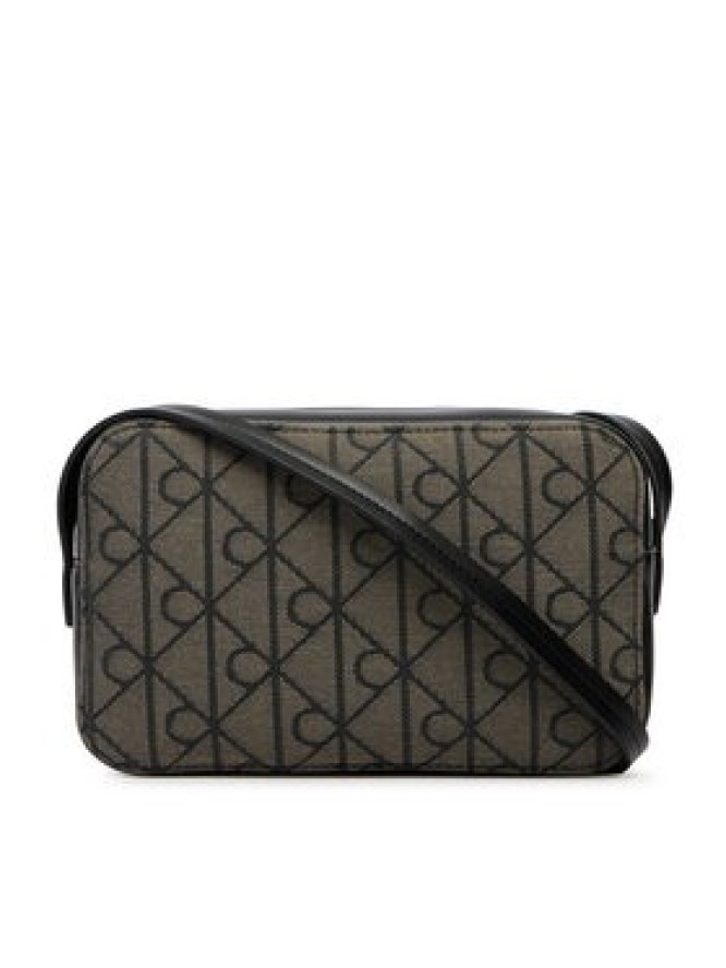 Calvin Klein Torebka Emblem Trio Pebble Shoulder Bag LV04F3533G Brązowy