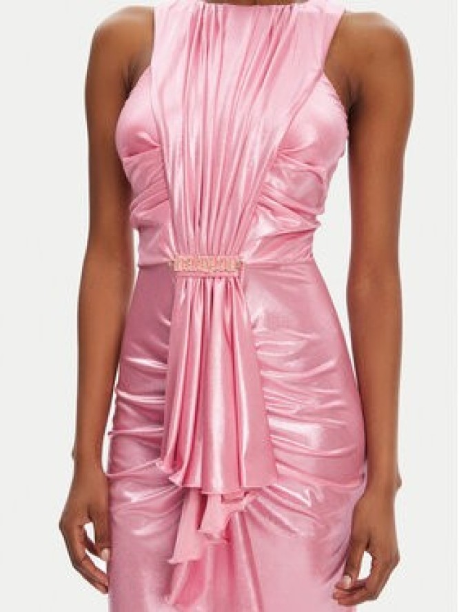 Babylon Sukienka wieczorowa MF0204 Różowy Regular Fit