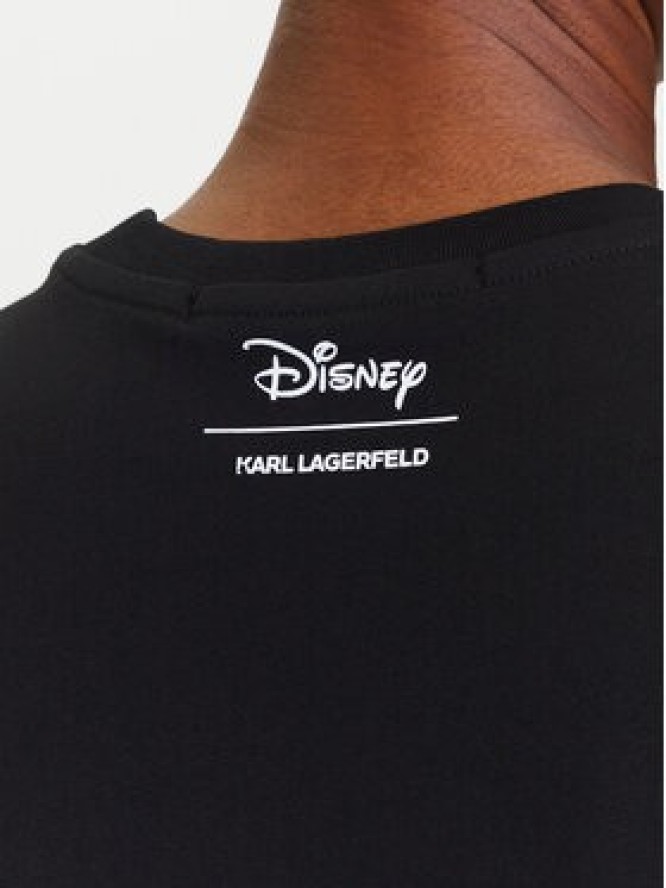 KARL LAGERFELD T-Shirt A3W17090 Czarny Regular Fit