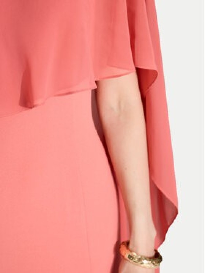 Swing Sukienka wieczorowa 5AJ03500 Koralowy Regular Fit