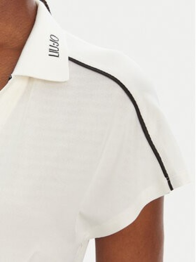 Liu Jo Sport T-Shirt TA5183 J4883 Biały Regular Fit