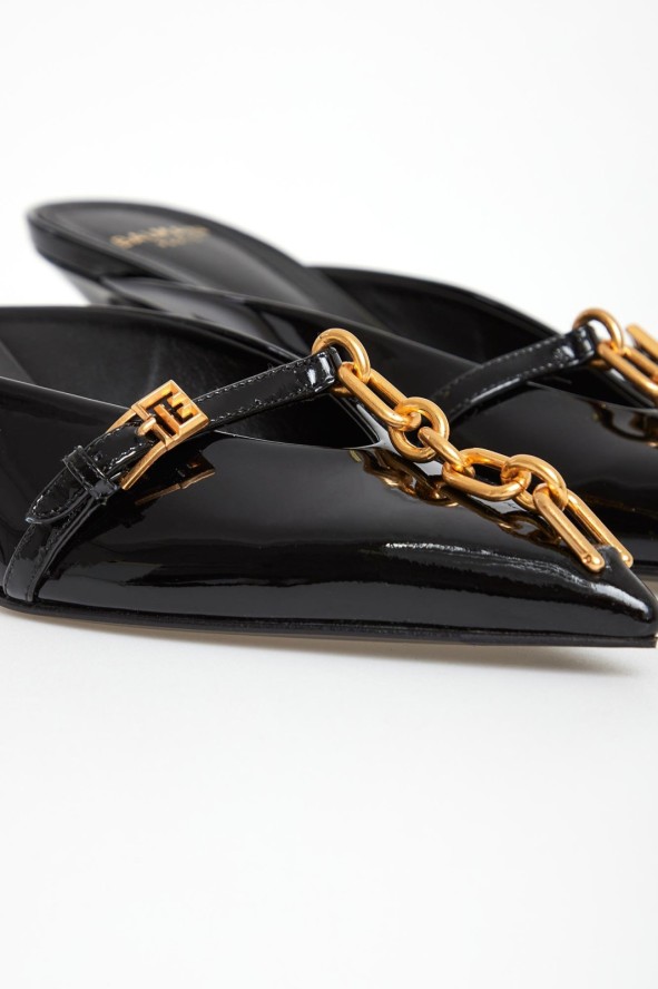 Klapki mule na obcasie Sync BALMAIN