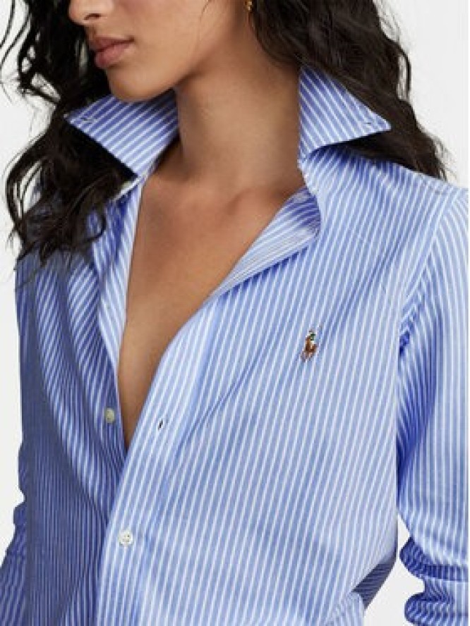Polo Ralph Lauren Koszula Oxford 211664416 Błękitny Slim Fit