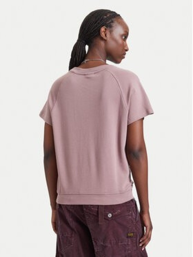 G-STAR T-Shirt Raglan D24512-D976 Różowy Regular Fit