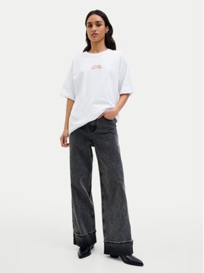 JJXX T-Shirt Nina 12273776 Biały Loose Fit