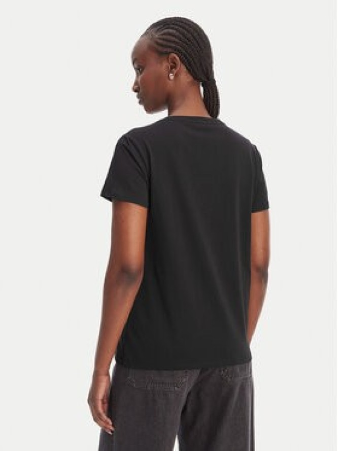 Liu Jo Sport T-Shirt TA6252 JS923 Czarny Regular Fit