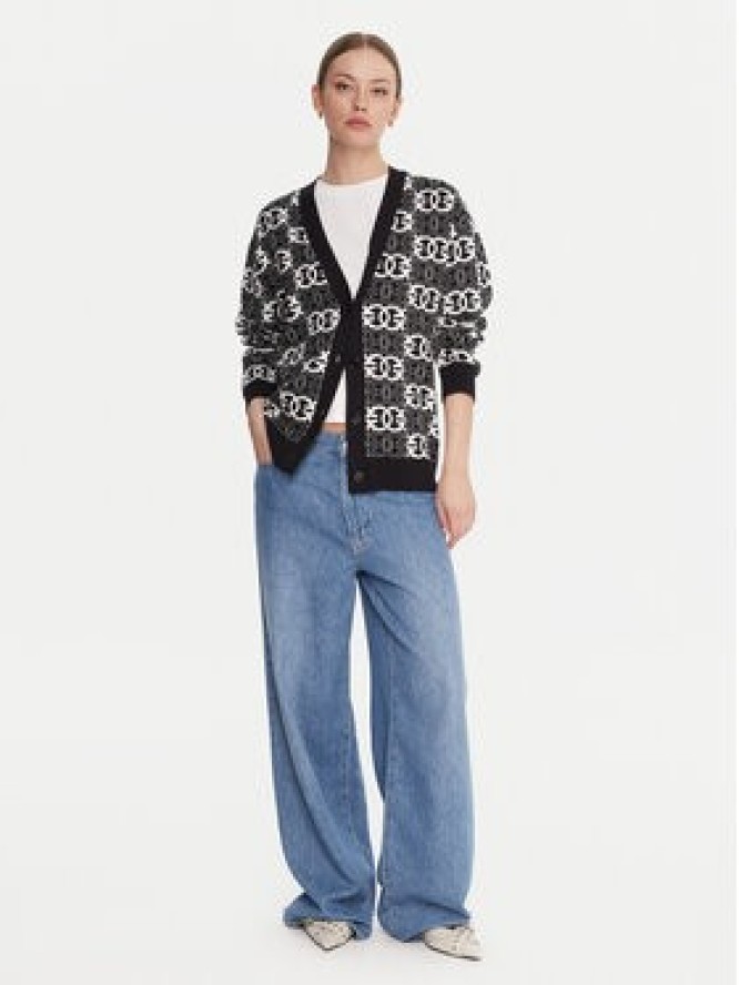 PINKO Kardigan Half Breed 106042 A2YD Czarny Regular Fit