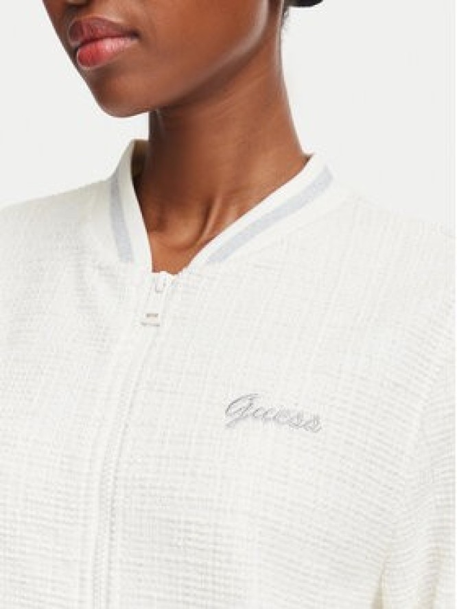 Guess Kurtka bomber W6YQ15 K4353 Kremowy Regular Fit