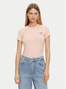 Guess T-Shirt W2YI44 J1314 Pomarańczowy Slim Fit