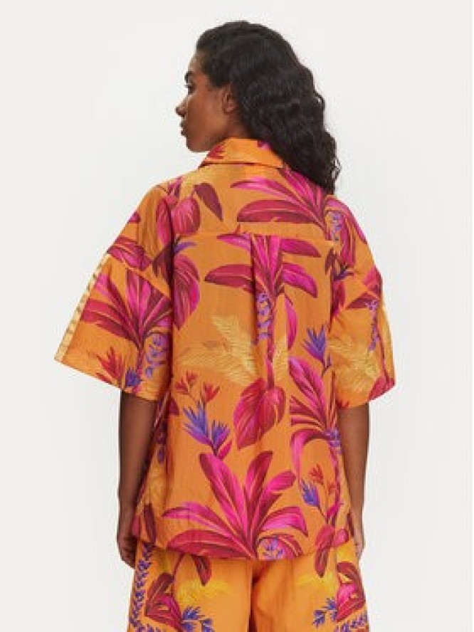 adidas Koszula FARM Premium JD6281 Pomarańczowy Loose Fit